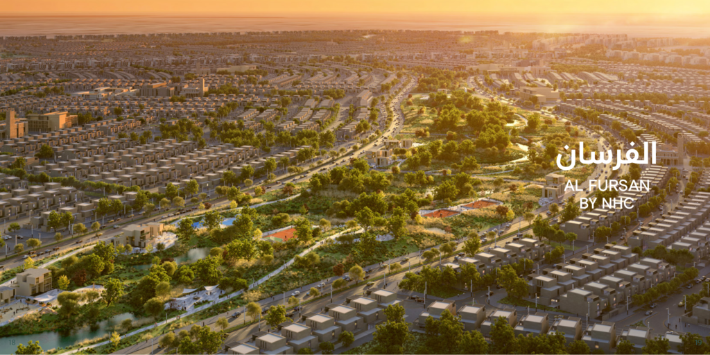 Dahiyat Al Fursan Master Plan Aerial View (2)