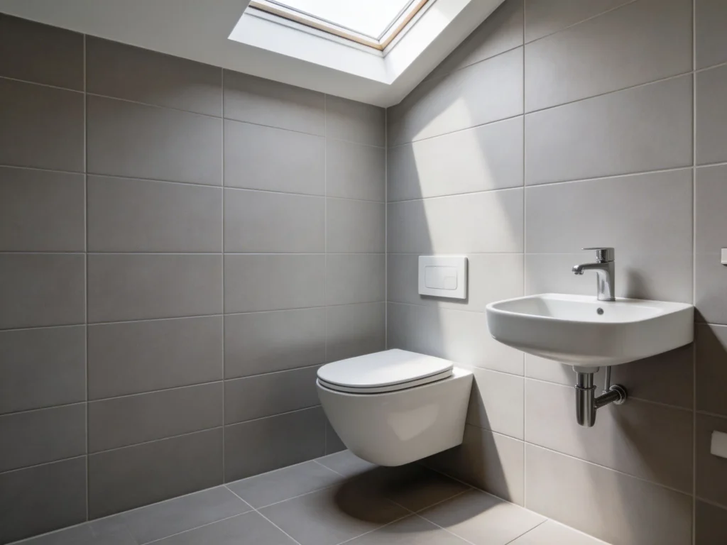 European Wall Hung Toilet Compact Bathroom