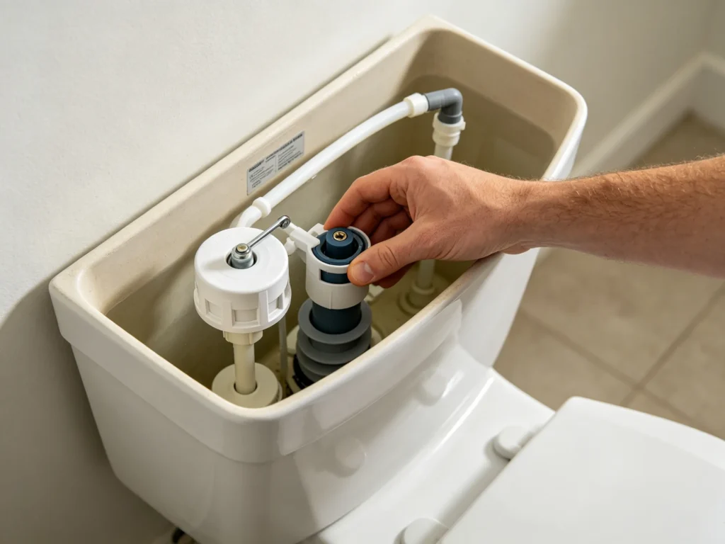 Toilet Flush Valve Internal Mechanism