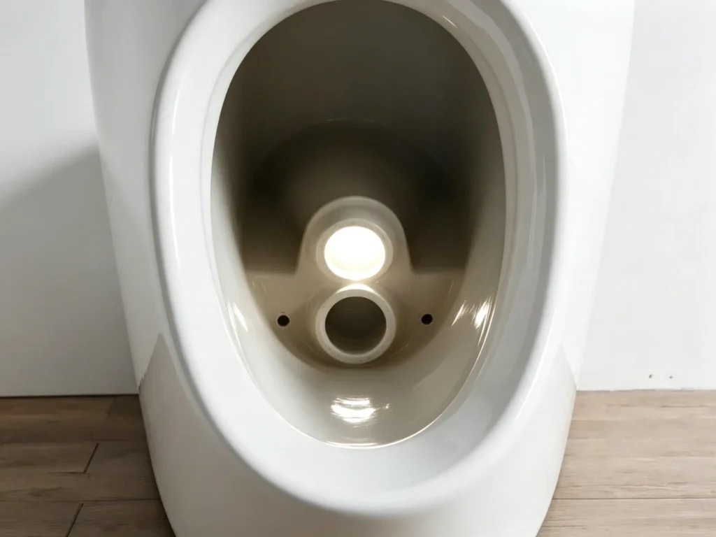 Wash Down Toilet Large Trapway Design