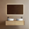 Yida 1500mm Double Sink Wall Mounted Vanity With Large Led Mirror Main