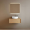 Yida 750mm Single Sink Wall Mounted Vanity With Square Led Mirror