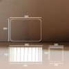 Yida Redwood Fluted 900mm Vanity And Mirror Dimensions Line Drawing