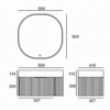 Yida Yd25001 80 Wall Mounted Vanity Dimensions Line Drawing