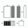 Yida Yd25007 120 Bathroom Vanity Full Set Dimensions