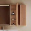 Yida Yd25007 120 Side Cabinet Open Door Interior Shelves Detail