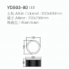 Yida Yd503 80 800mm Round Mirror Vanity Specifications