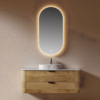 Yida Yd8825 Modern Waterproof Vanity Fluted Basin And Led Mirror