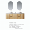 Yida Yd8901 1500mm Wall Hung Bathroom Vanity Specs