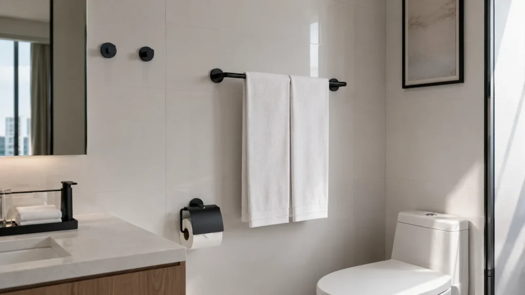 Commercial Bathroom Accessories Hotel Installation
