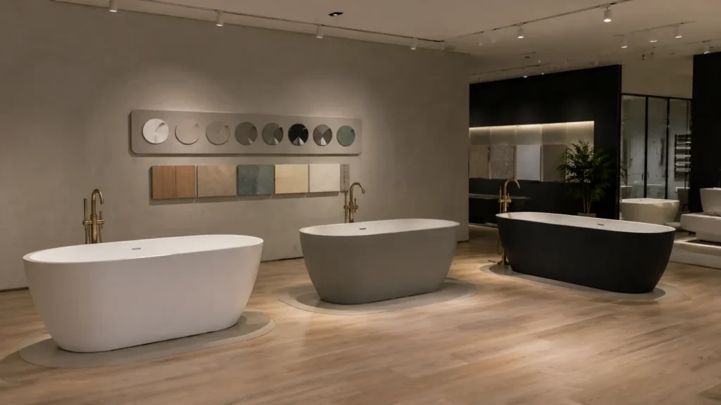 Premier Bathtub Custom Color Options Showroom