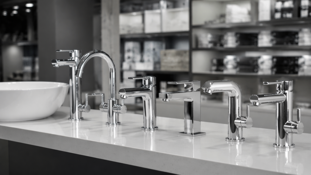 Bathroom product display from Chinese manufacturer