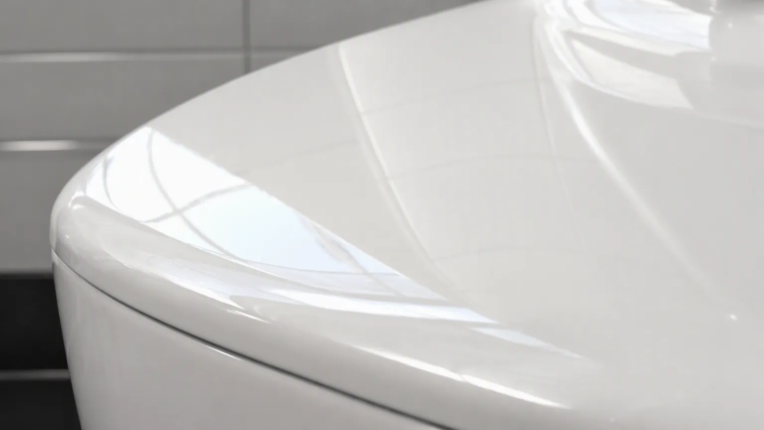Porcelain toilet glaze reflection texture